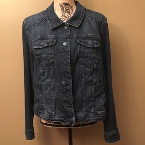Lane Bryant long sleeved jean jacket size 20